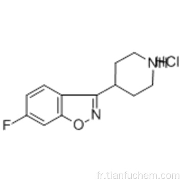 Chlorhydrate de 6- fluoro-3- (4-pipéridinyl) -1,2-benzisoxazole CAS 84163-13-3